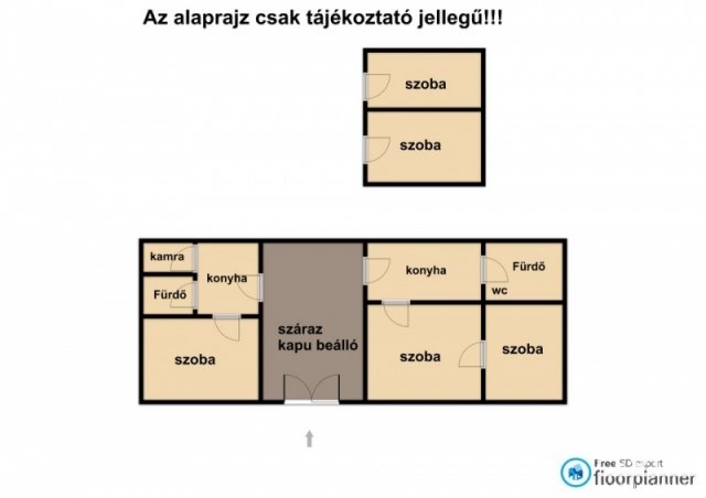 Eladó családi ház, Hódmezővásárhelyen 52 M Ft, 2 szobás