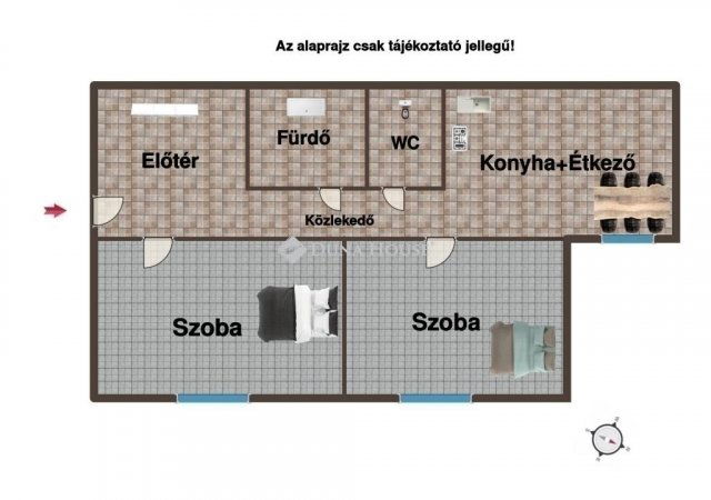Eladó panellakás, Budapesten, XX. kerületben 67.9 M Ft, 2 szobás