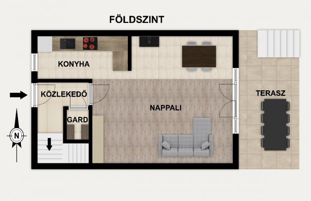 Eladó ikerház, Balatonalmádiban, Veszprémi úton 94.9 M Ft