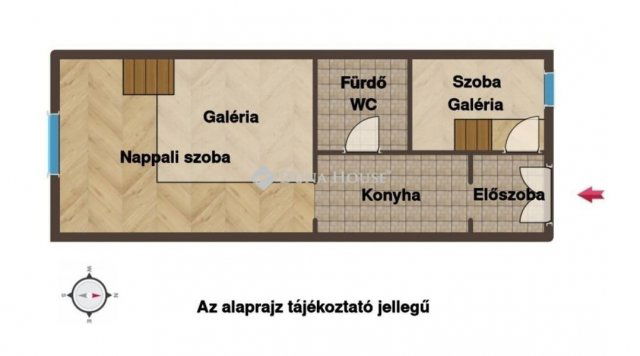 Eladó téglalakás, Budapesten, I. kerületben 74.9 M Ft, 2 szobás