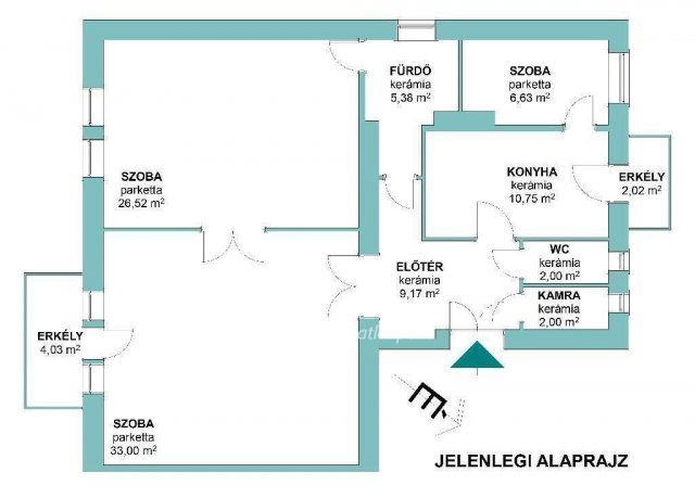 Eladó téglalakás, Budapesten, II. kerületben 185 M Ft