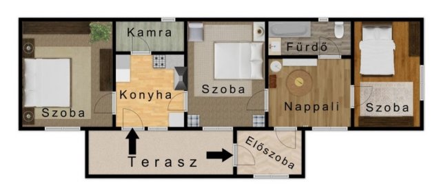 Eladó családi ház, Bódvaszilason 16.99 M Ft, 3 szobás