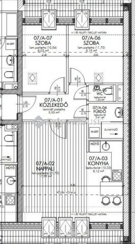 Eladó téglalakás, Szegeden 79.646 M Ft, 3 szobás