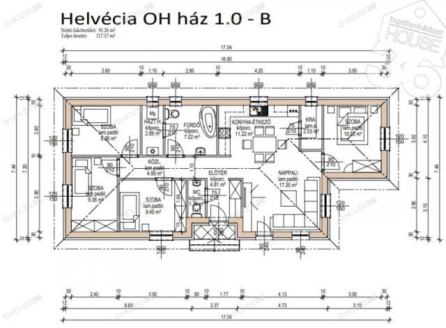 Eladó családi ház, Helvécián 72 M Ft, 4 szobás