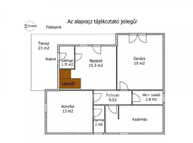Eladó családi ház, Csornán 52.9 M Ft, 4 szobás
