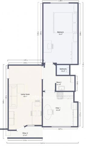 Eladó téglalakás, Székesfehérvárott 42.9 M Ft, 2 szobás