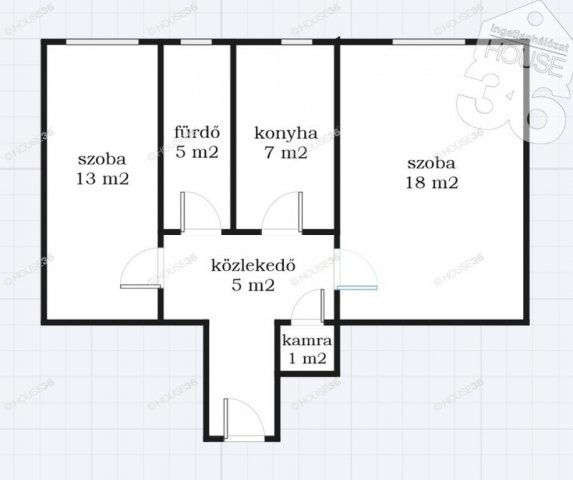 Eladó téglalakás, Szekszárdon 37 M Ft, 2 szobás