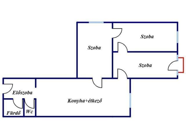 Eladó panellakás, Debrecenben 69.9 M Ft, 3 szobás