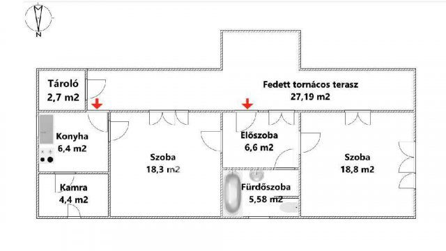 Eladó családi ház, Hevesen 16.5 M Ft, 2 szobás