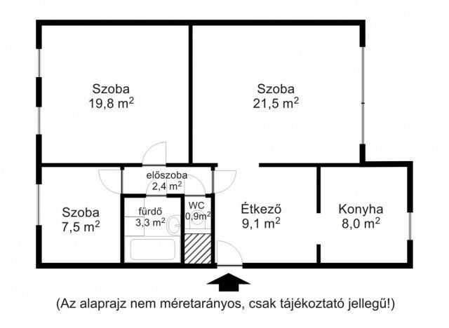 Eladó téglalakás, Budapesten, XVI. kerületben, Gesztenye utcában
