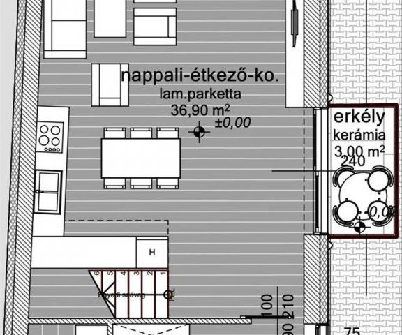 Eladó téglalakás, Vácon 129.9 M Ft, 4 szobás