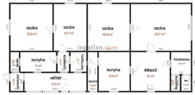 Eladó családi ház, Tiszakécskén 29.9 M Ft, 4 szobás