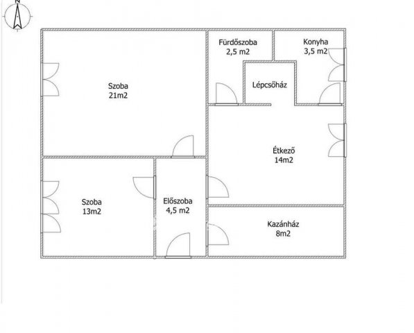 Eladó családi ház, Mezőkövesden 49.9 M Ft, 5 szobás
