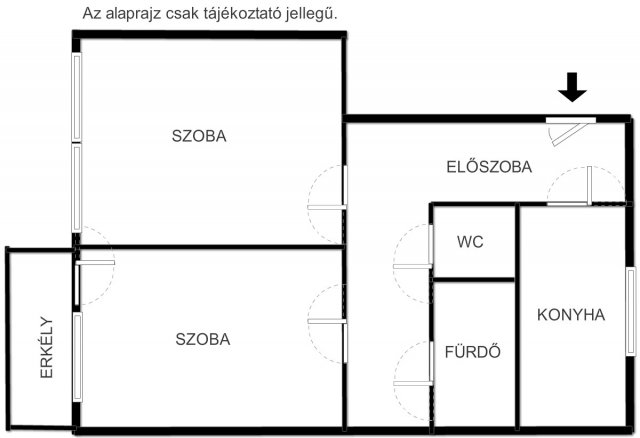 Eladó panellakás, Budapesten, X. kerületben 63.9 M Ft, 2 szobás