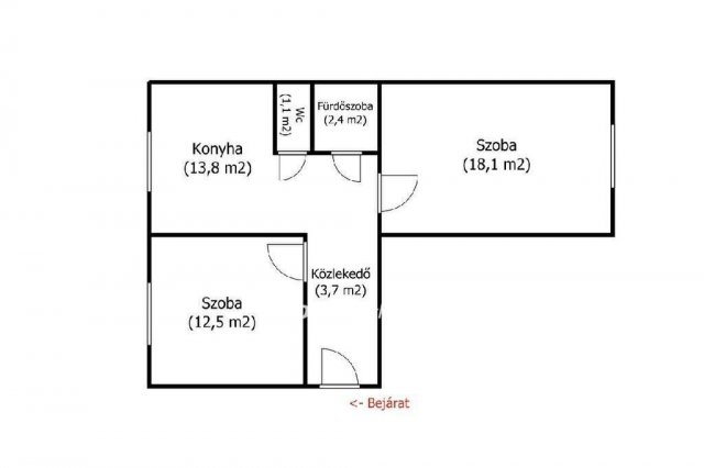 Eladó panellakás, Miskolcon 29.99 M Ft, 2 szobás