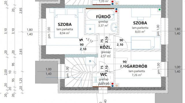 Eladó sorház, Székesfehérvárott, Tasnádi utcában 87.8 M Ft