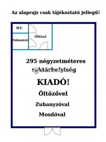 Kiadó ipari ingatlan, Sülysápon 590 E Ft / hó