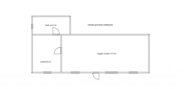 Eladó családi ház, Ercsiben 71.9 M Ft, 3 szobás