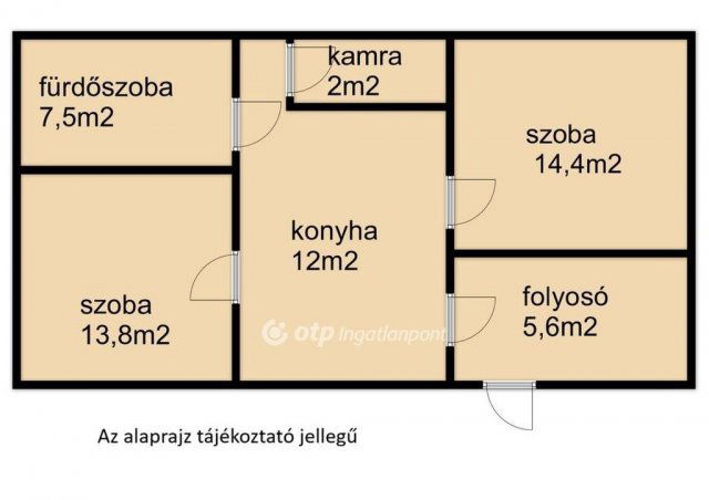 Eladó családi ház, Nyíregyházán 24.9 M Ft, 2 szobás