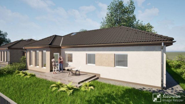 Eladó ikerház, Kiskunlacházán 76 M Ft, 5 szobás