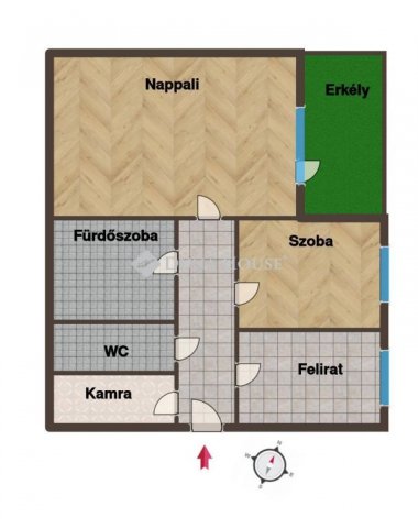 Eladó téglalakás, Budapesten, X. kerületben 64 M Ft, 2 szobás