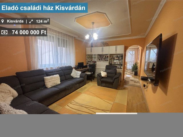 Eladó családi ház, Kisvárdán 74 M Ft / költözzbe.hu
