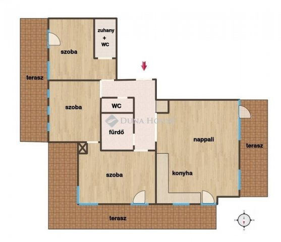 Eladó téglalakás, Dunakeszin 134 M Ft, 4 szobás