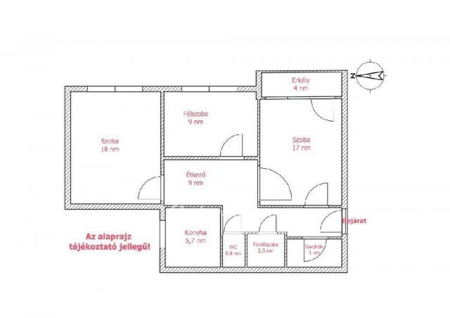 Eladó panellakás, Budapesten, X. kerületben 69.9 M Ft, 2+1 szobás