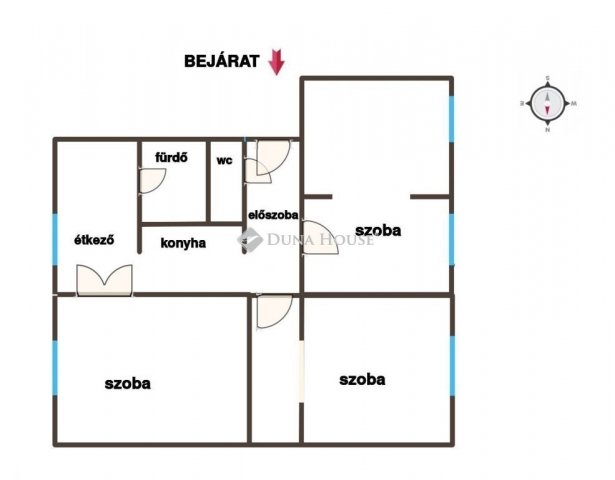 Eladó téglalakás, Veszprémben 52 M Ft, 2+1 szobás