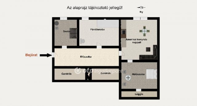 Eladó téglalakás, Budapesten, IX. kerületben 84.9 M Ft