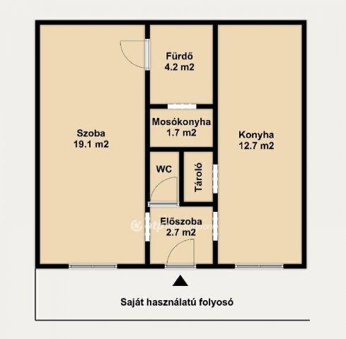 Eladó téglalakás, Budapesten, XI. kerületben 59.9 M Ft, 1 szobás