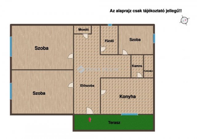 Eladó családi ház, Tiszaszentimrén 30 M Ft, 3 szobás