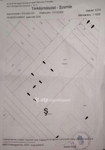 Eladó ipari ingatlan, Fehérgyarmaton 250 M Ft