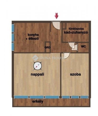 Eladó téglalakás, Budapesten, XI. kerületben 78.6 M Ft, 2 szobás