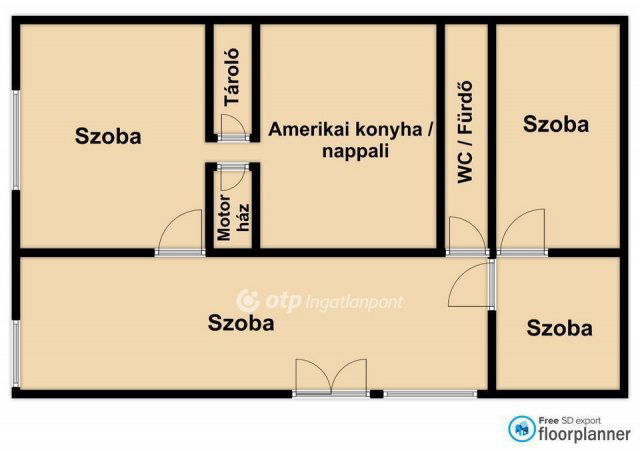 Eladó családi ház, Tüskeváron 19.9 M Ft, 4 szobás