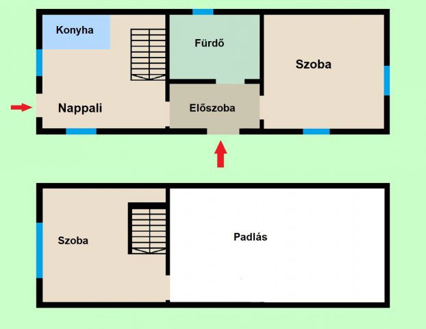 Eladó családi ház, Velencén, Szabolcsi úton 84.9 M Ft, 3 szobás