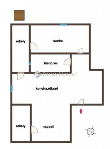 Eladó téglalakás, Sopronban 74.9 M Ft, 1 szobás