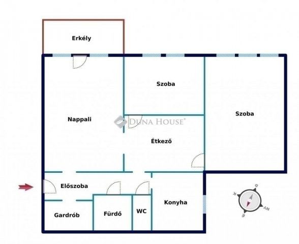 Eladó panellakás, Budapesten, XVIII. kerületben 63 M Ft, 3 szobás