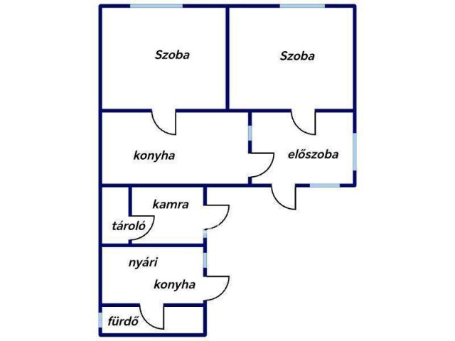 Eladó családi ház, Kisnánán 20 M Ft, 2 szobás