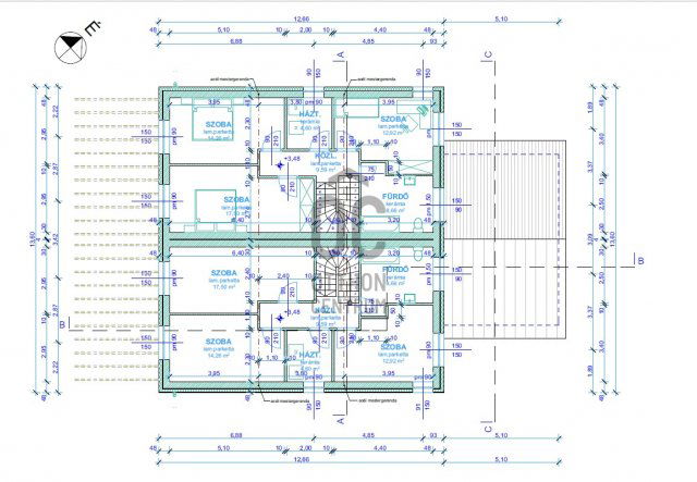 Eladó ikerház, Vecsésen 145 M Ft, 4 szobás