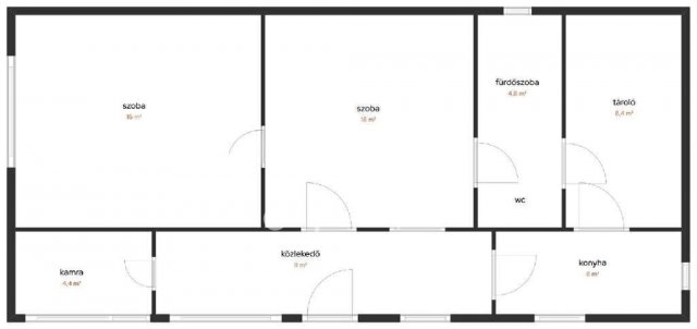 Eladó családi ház, Nagyvenyimen 28 M Ft, 2 szobás