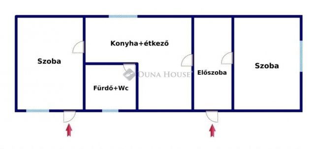 Eladó családi ház, Monoron 64 M Ft, 2 szobás