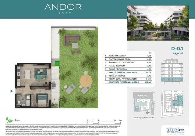 Eladó téglalakás, Budapesten, XI. kerületben, Andor utcában