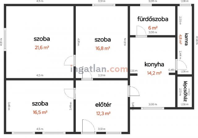 Eladó mezogazdasagi ingatlan, Imrehegyen 6.9 M Ft, 3 szobás