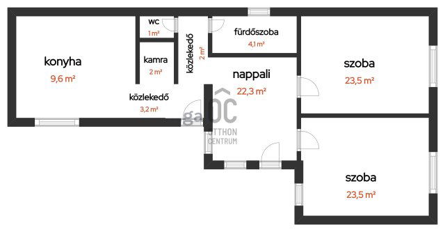 Eladó családi ház, Abonyban 36.9 M Ft, 2 szobás