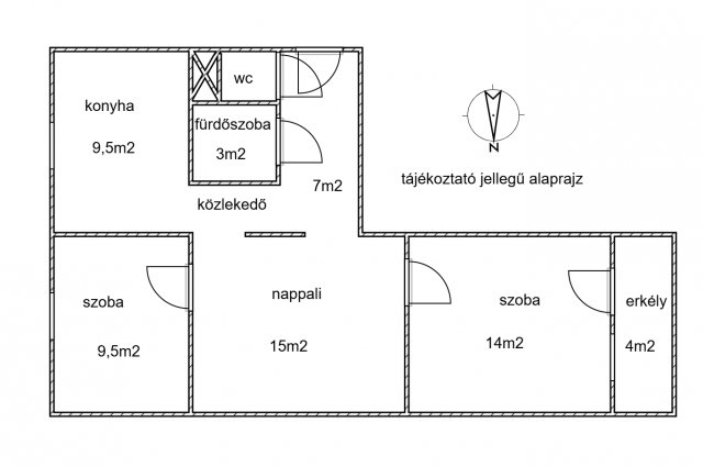 Eladó téglalakás, Zalaegerszegen, Átalszegett utcában 62.9 M Ft