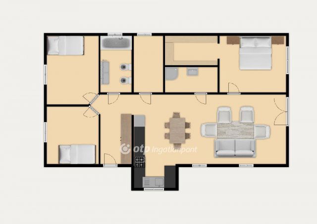 Eladó téglalakás, Pilisjászfalun 80.722 M Ft, 4 szobás