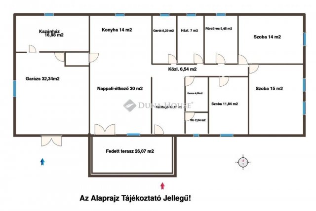 Eladó családi ház, Veszkényen 97 M Ft, 4 szobás