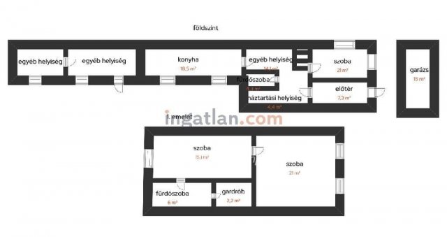 Eladó ikerház, Dunaújvárosban 84 M Ft, 3 szobás