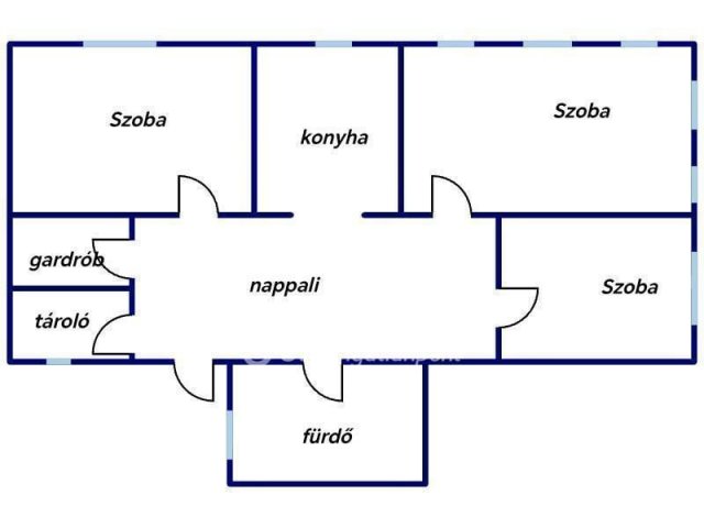 Eladó téglalakás, Egerben 49.5 M Ft, 2+1 szobás